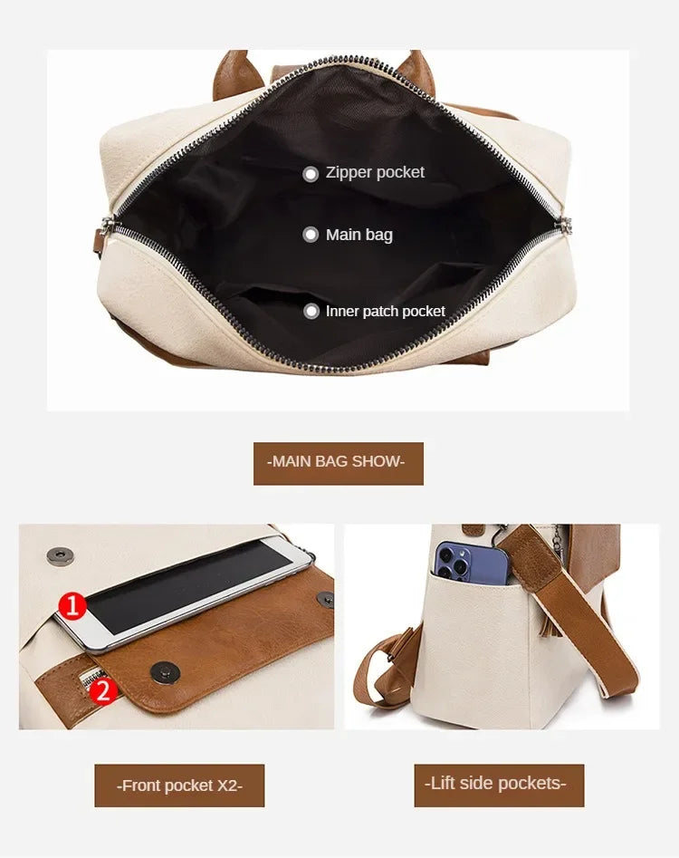 CARA - Grand sac à dos de voyage élégant
