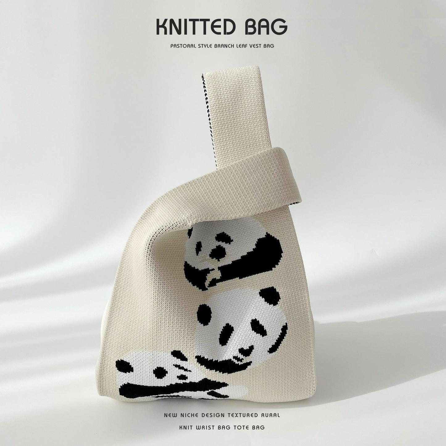 Sac tricoté - Animaux