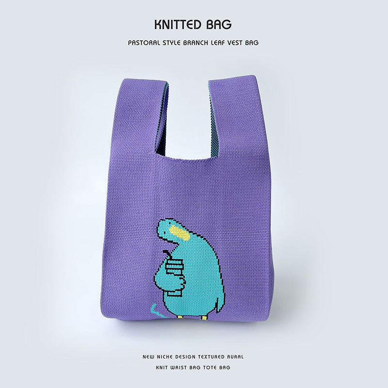 Sac tricoté - Animaux