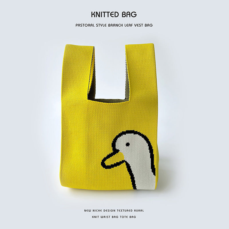 Sac tricoté - Animaux