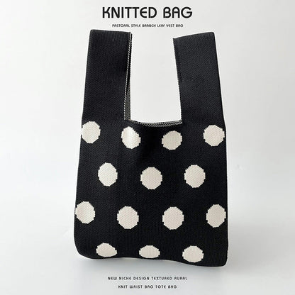 Sac tricoté - Dots