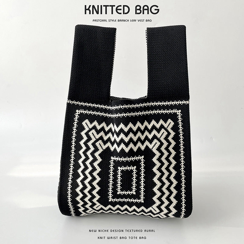 Sac tricoté - Boho