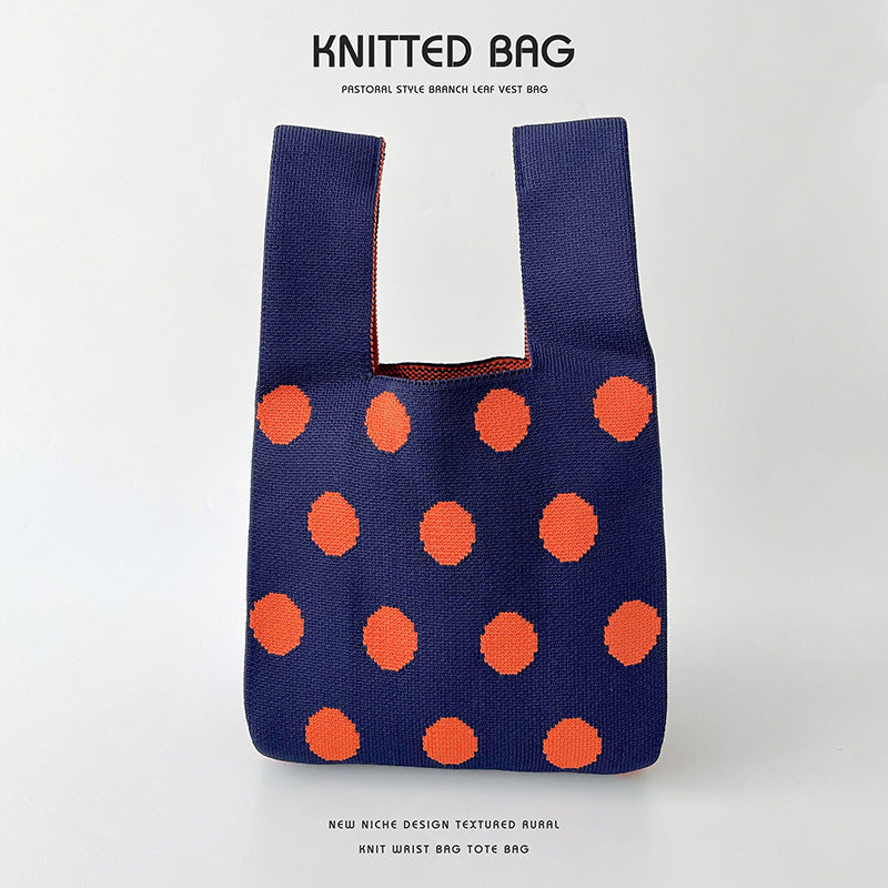 Sac tricoté - Dots
