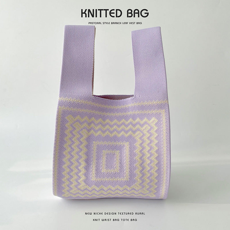 Sac tricoté - Boho