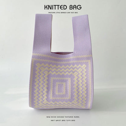 Sac tricoté - Boho
