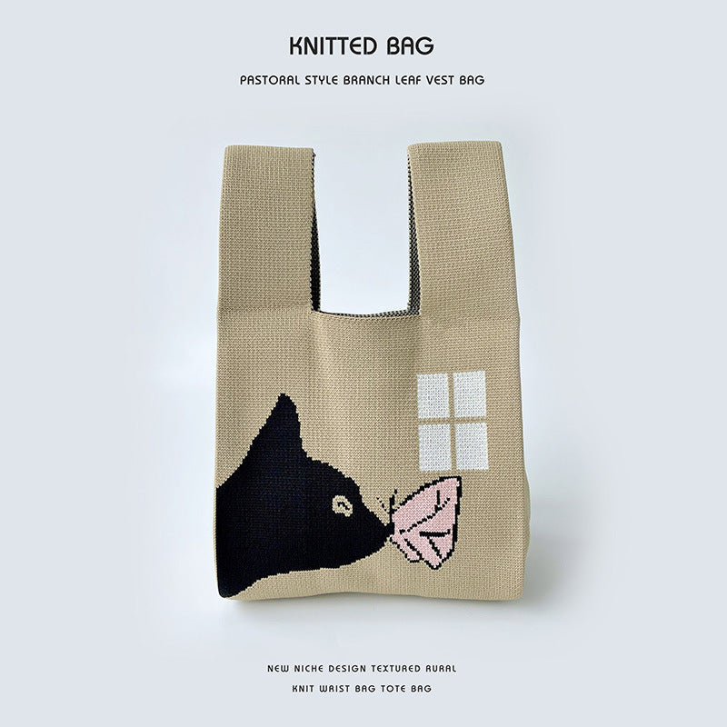 Sac tricoté - Animaux