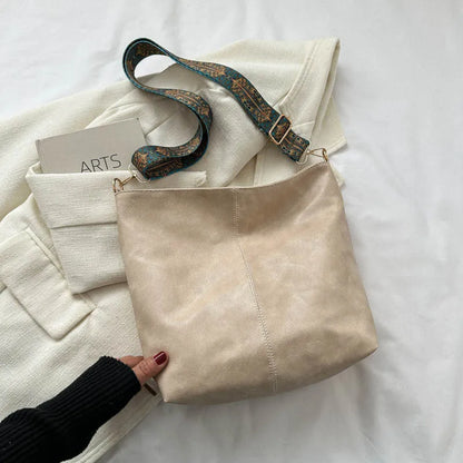 Sac à bandoulière en cuir vintage pour femmes - Kelsey