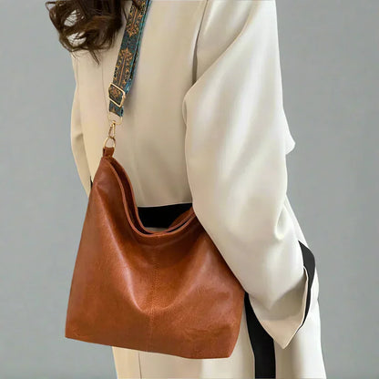 Sac à bandoulière en cuir vintage pour femmes - Kelsey
