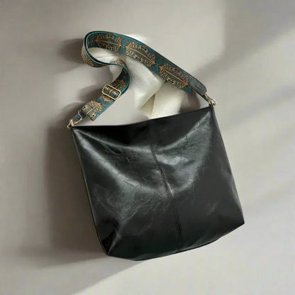 Sac à bandoulière en cuir vintage pour femmes - Kelsey